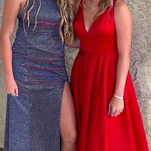Beautiful red prom dress size 6